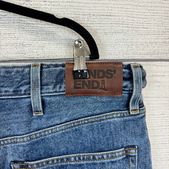 Lands End Men's Square Rigger Traditional Fit Jeans Size 44 Tall - Picture 4 of 10